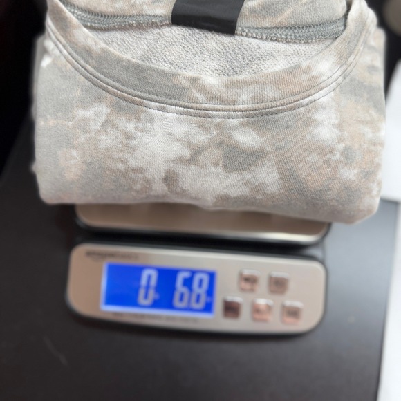 Bobeau Women Paris Graphic Tie Dye Sweatshirt Grey White Crew Neck Size S - Picture 7 of 7